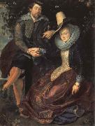 Peter Paul Rubens Self-Portrait with his Wife,Isabella Brant Germany oil painting artist